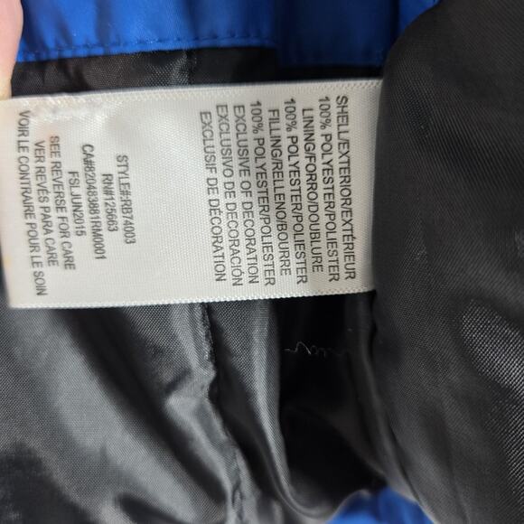 Rugged Bear Winter Jacket 3T Blue Hooded Coat Warm Outdoor Snow Play Wear - Picture 7 of 11